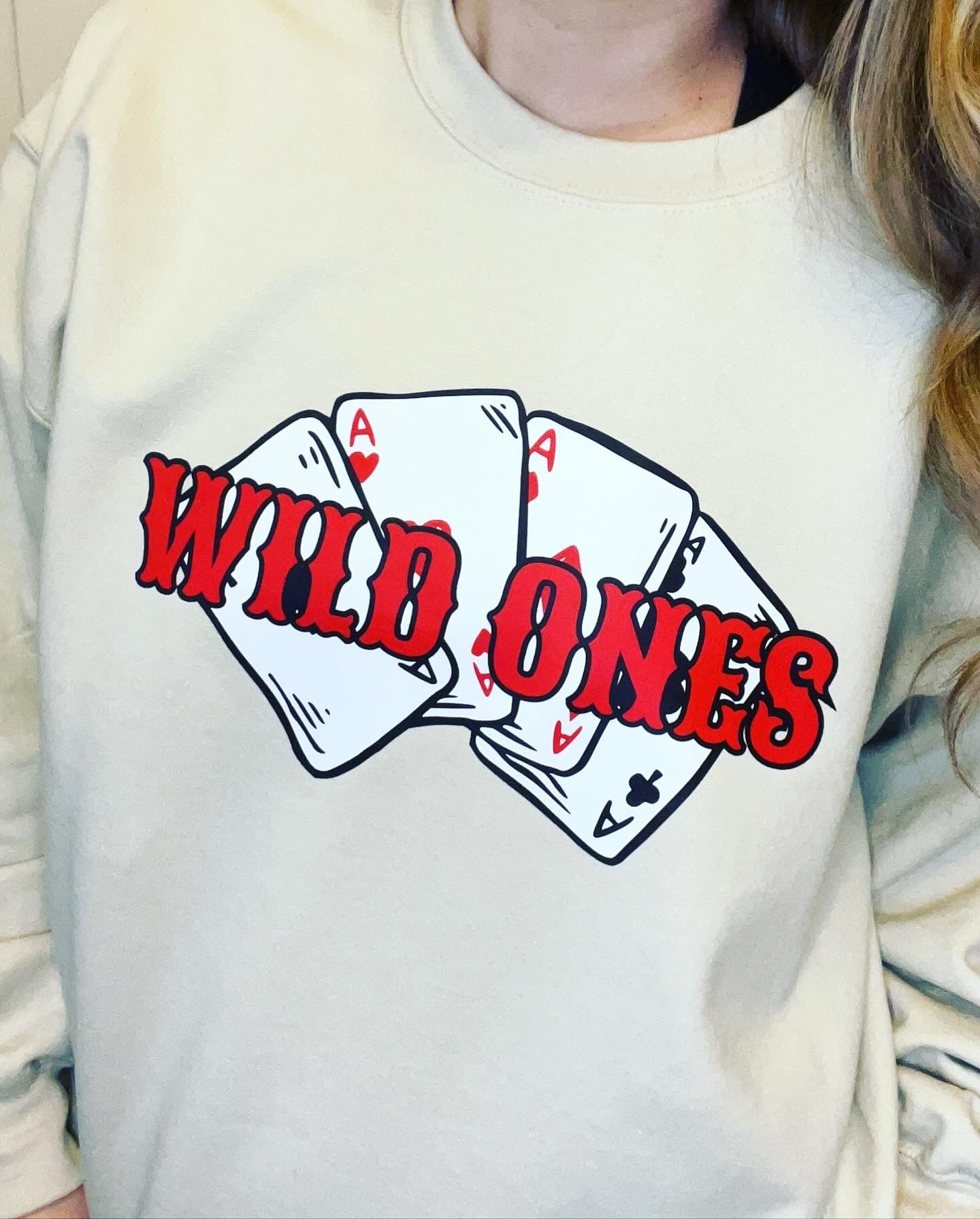 Wild Ones Crew neck with full front and back design