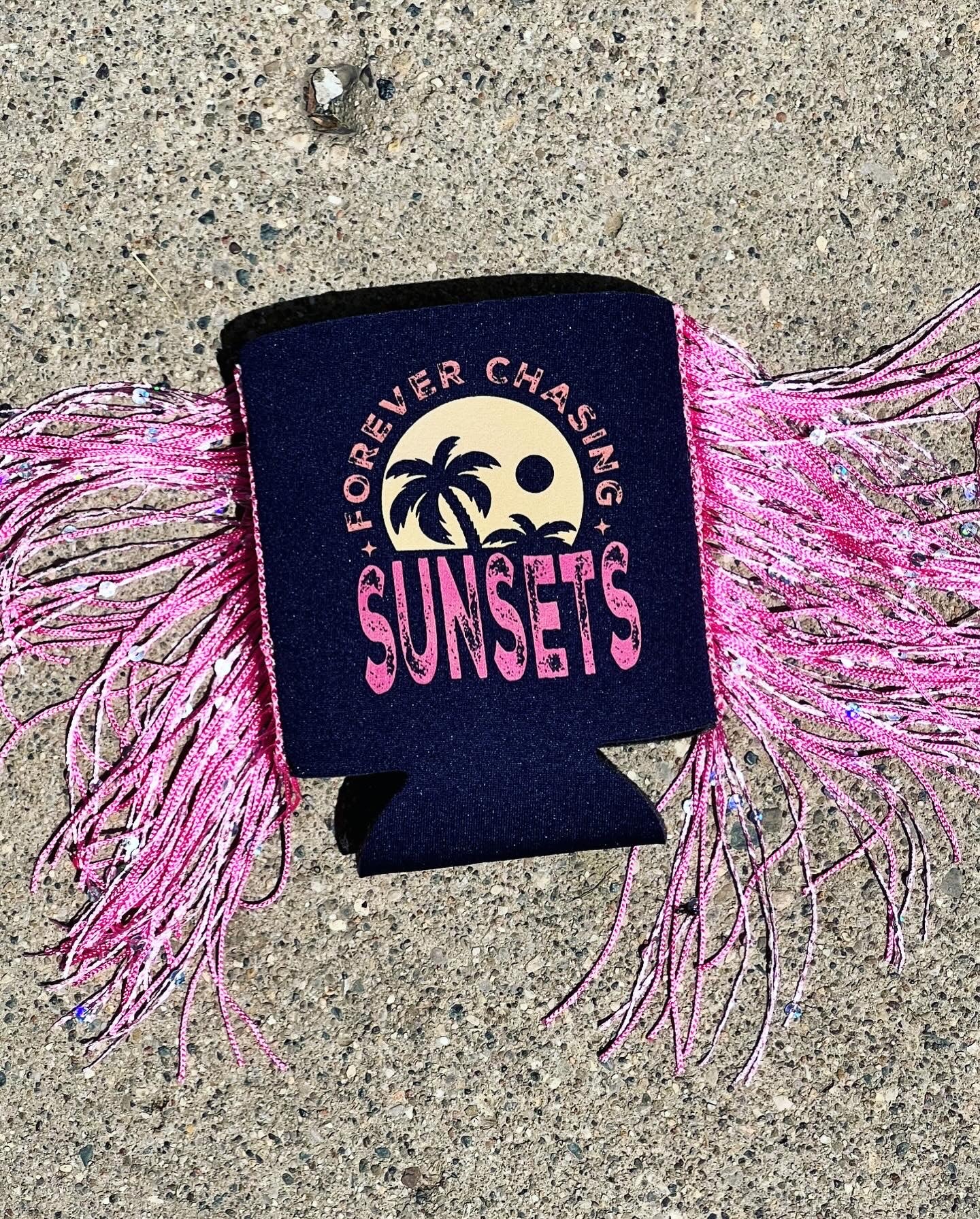 Chasing Sunsets coozie