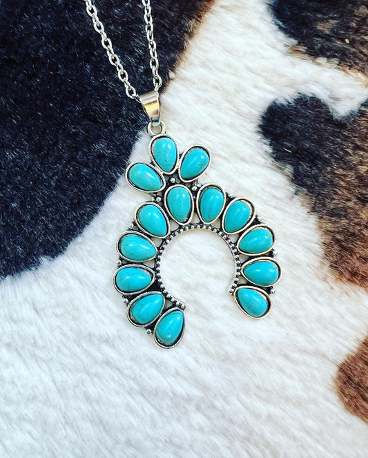 Western Turquoise  Necklace