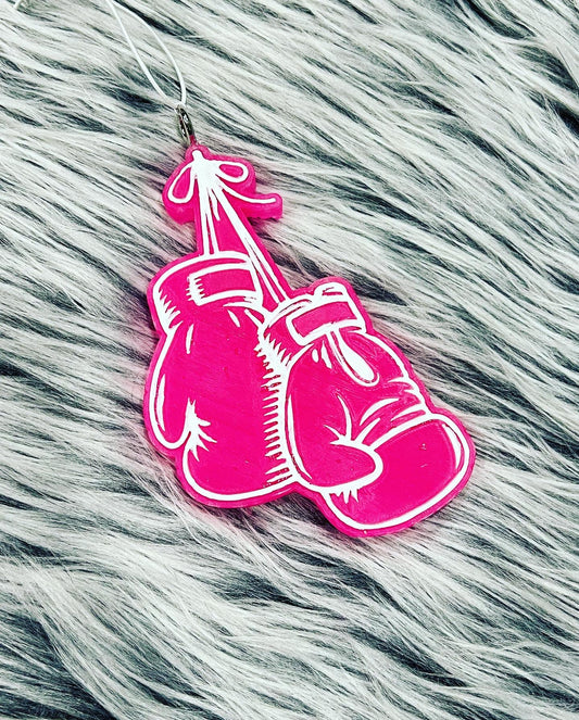 Pink Boxing Gloves Freshie