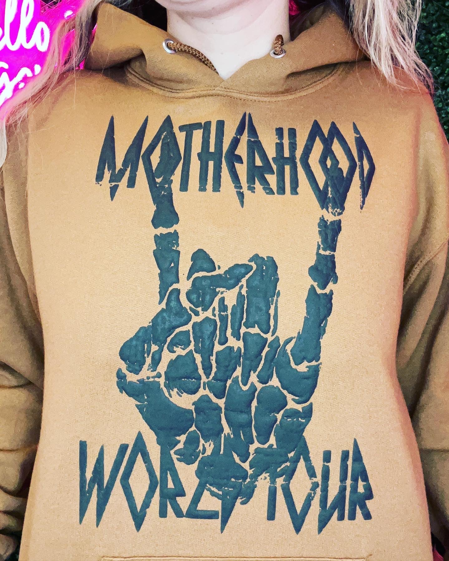 Motherhood World Tour hooded sweatshirt