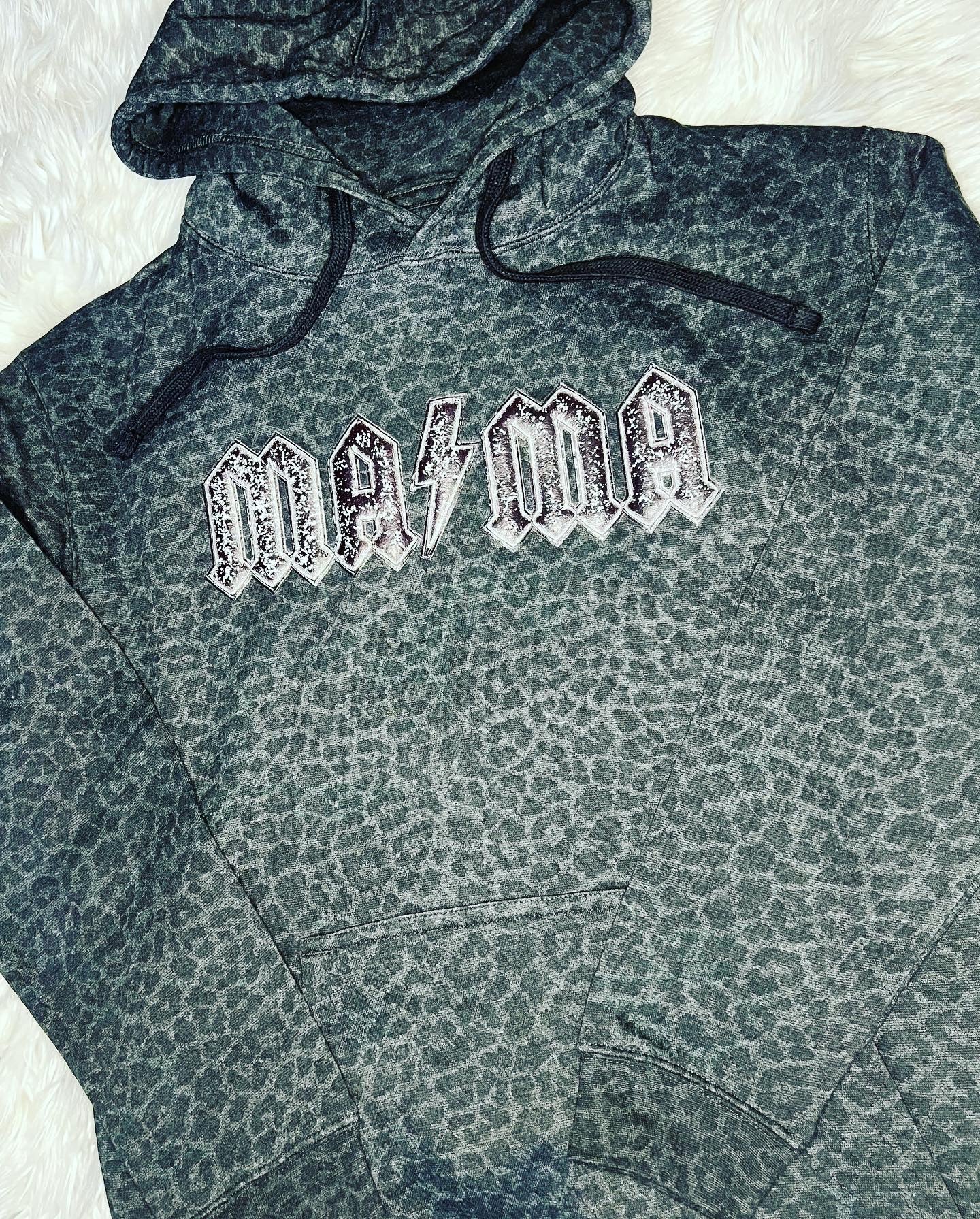 Mama Cheetah hooded sweatshirt